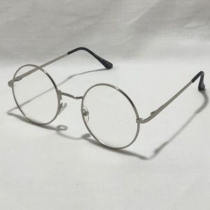 silver circle glasses
